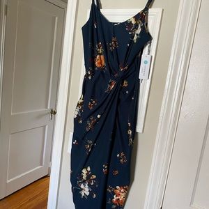 NWT Nine Britton floral fitted midi dress